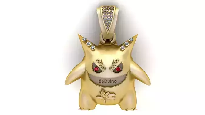 DUINO GOLDEN PEDNANT 3D PRINTABLE MODEL 