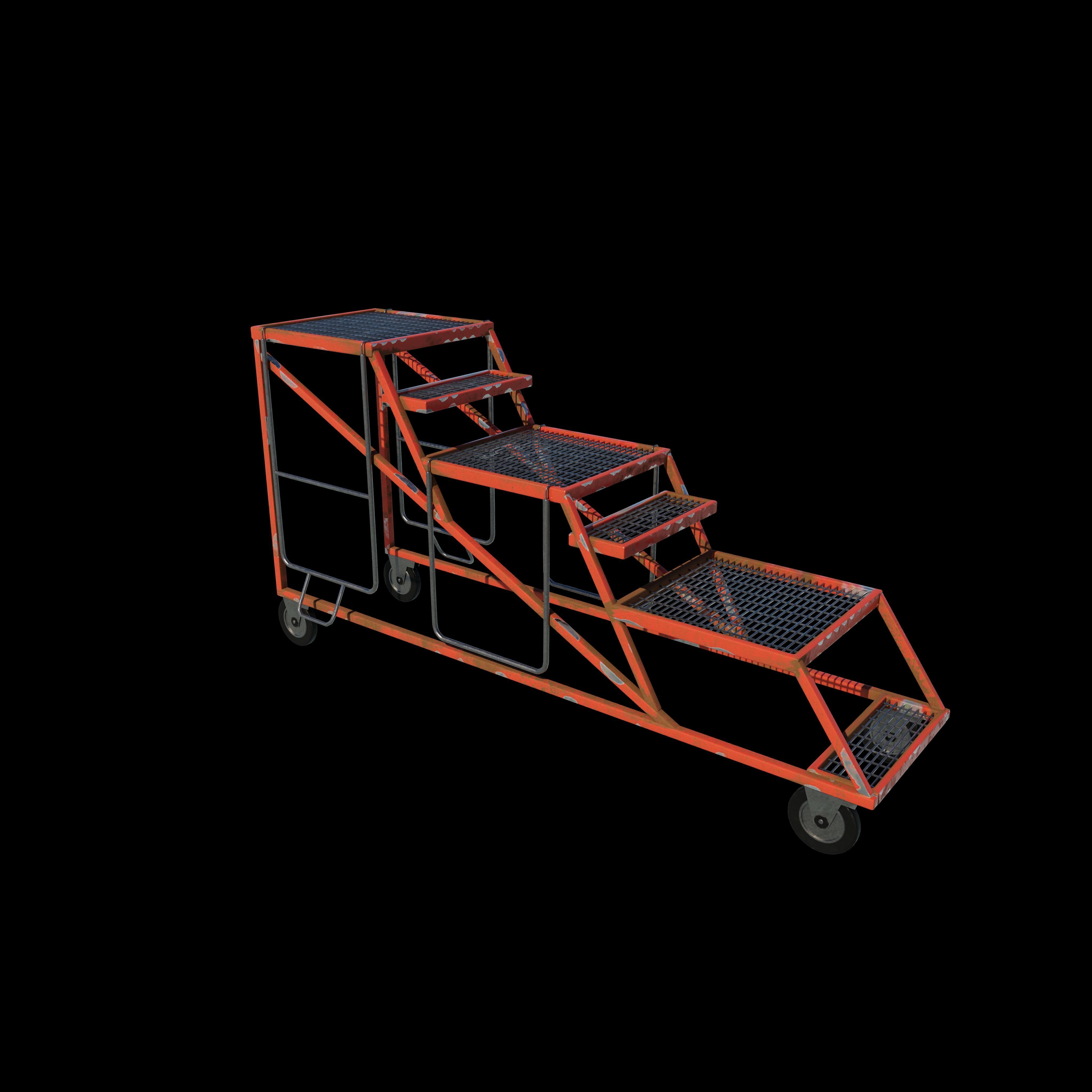  Service ladder 3D model_2