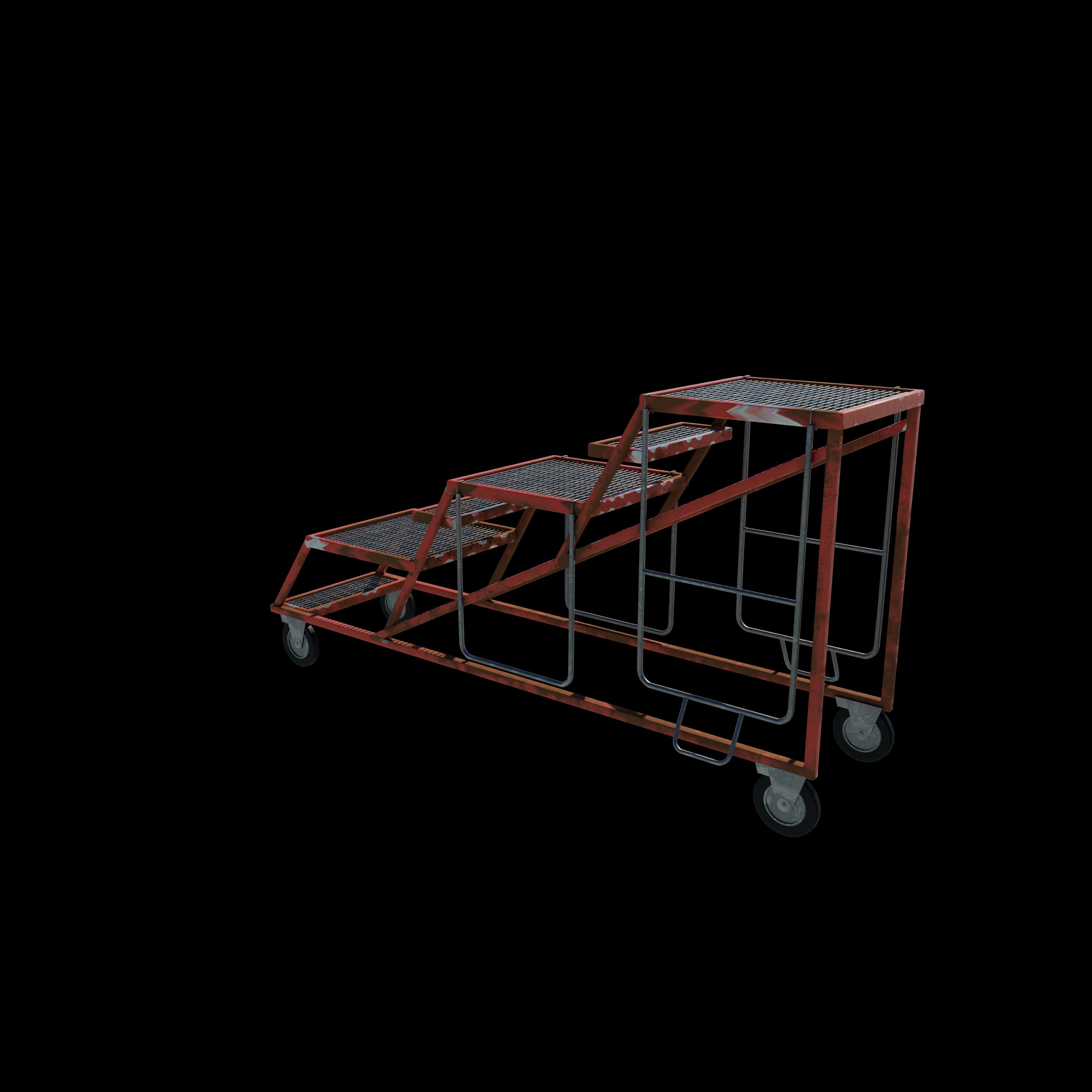  Service ladder 3D model_9