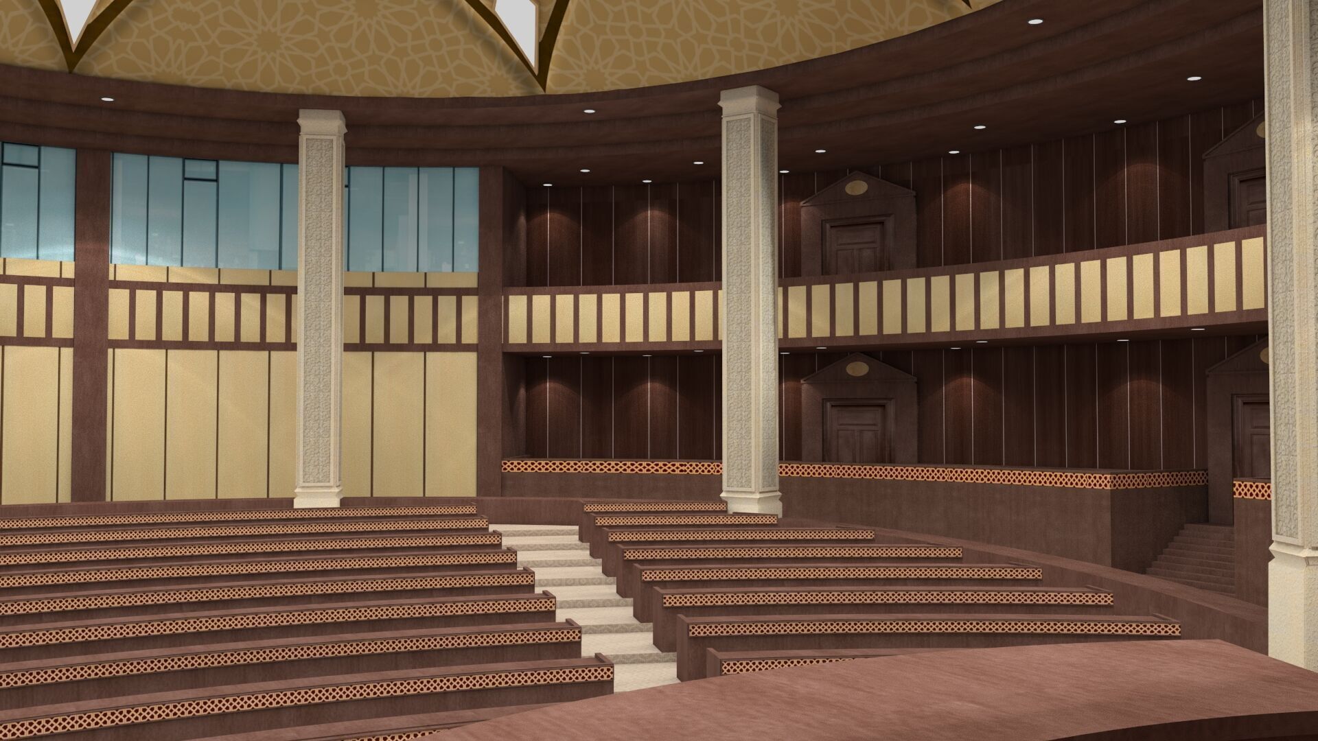 Punjab Assembly interior 3D model_3