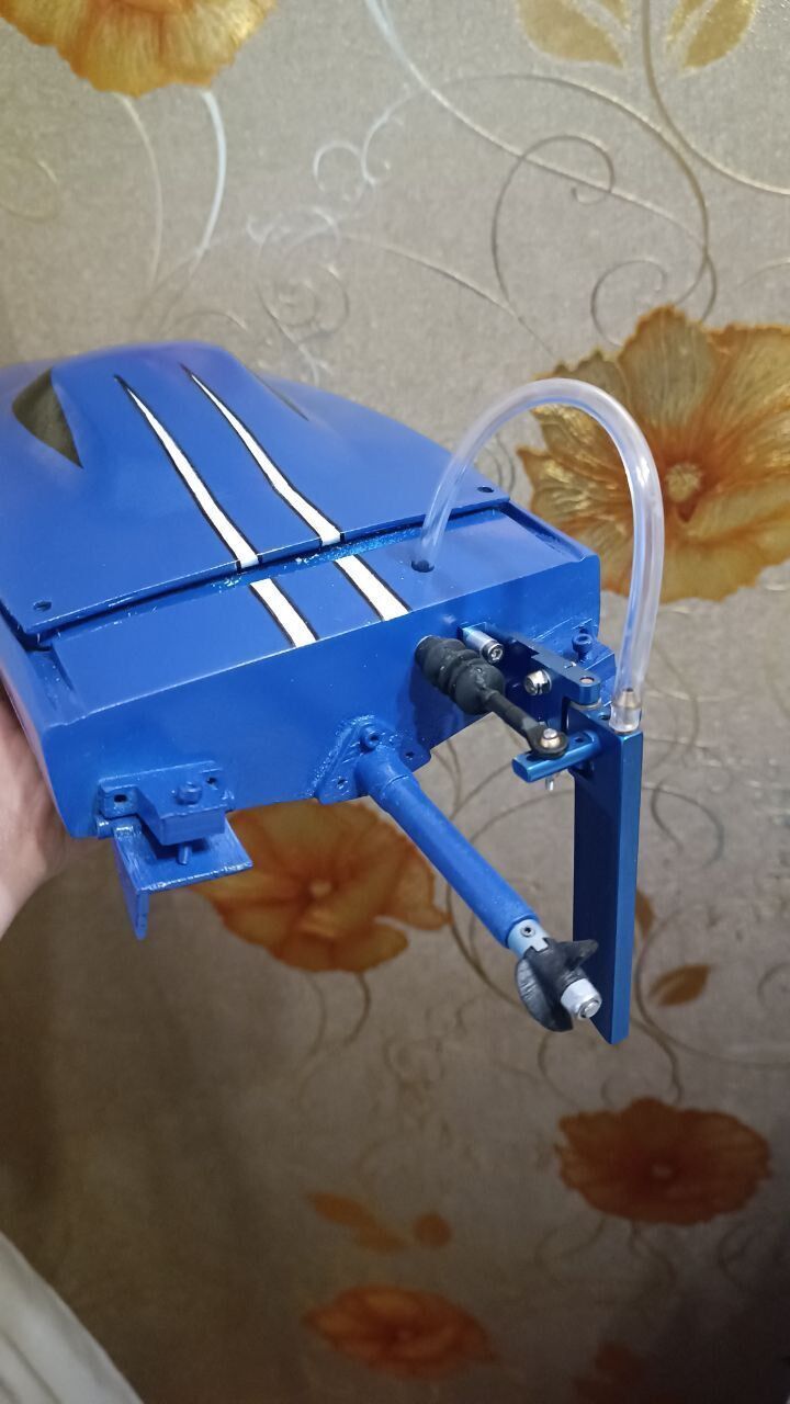 RC boat 400 mm 3D print model_2