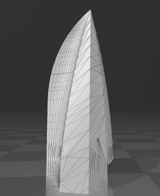 RC boat 400 mm 3D print model_4