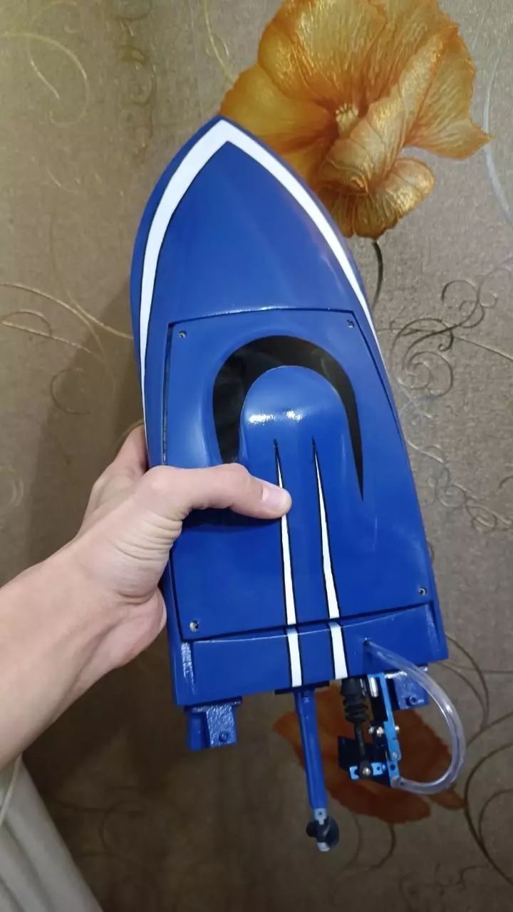 RC boat 400 mm 3D print model_0