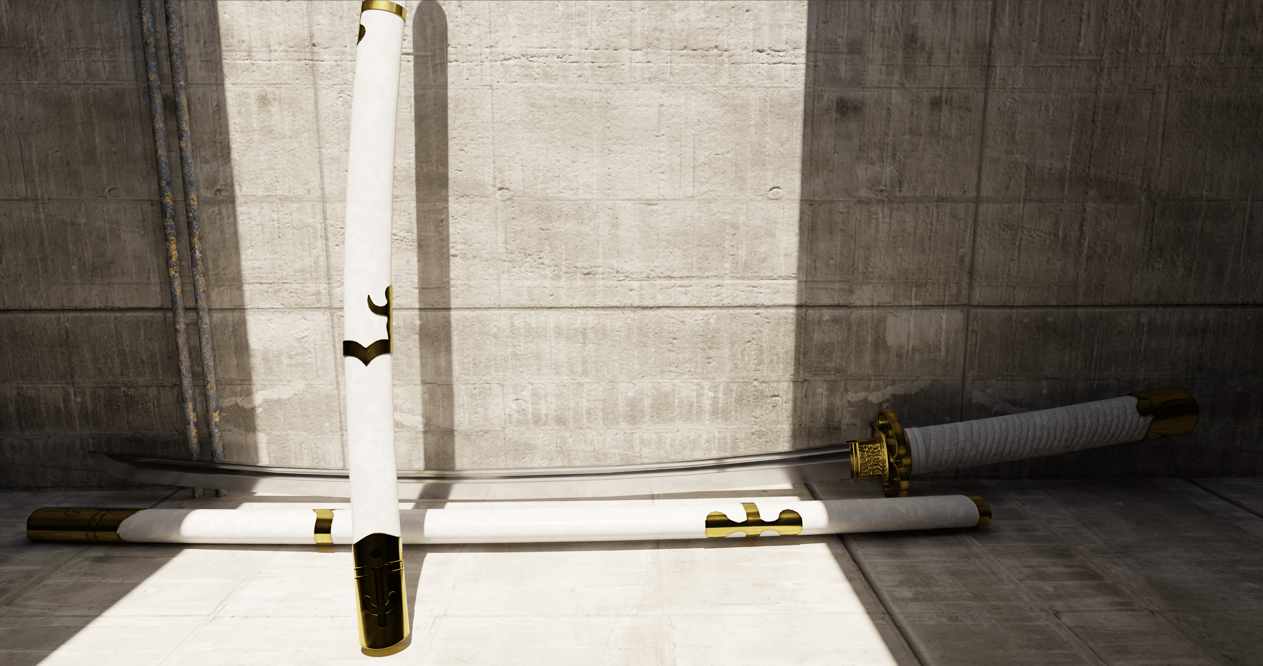 Greed Katana Low-poly 3D model_12