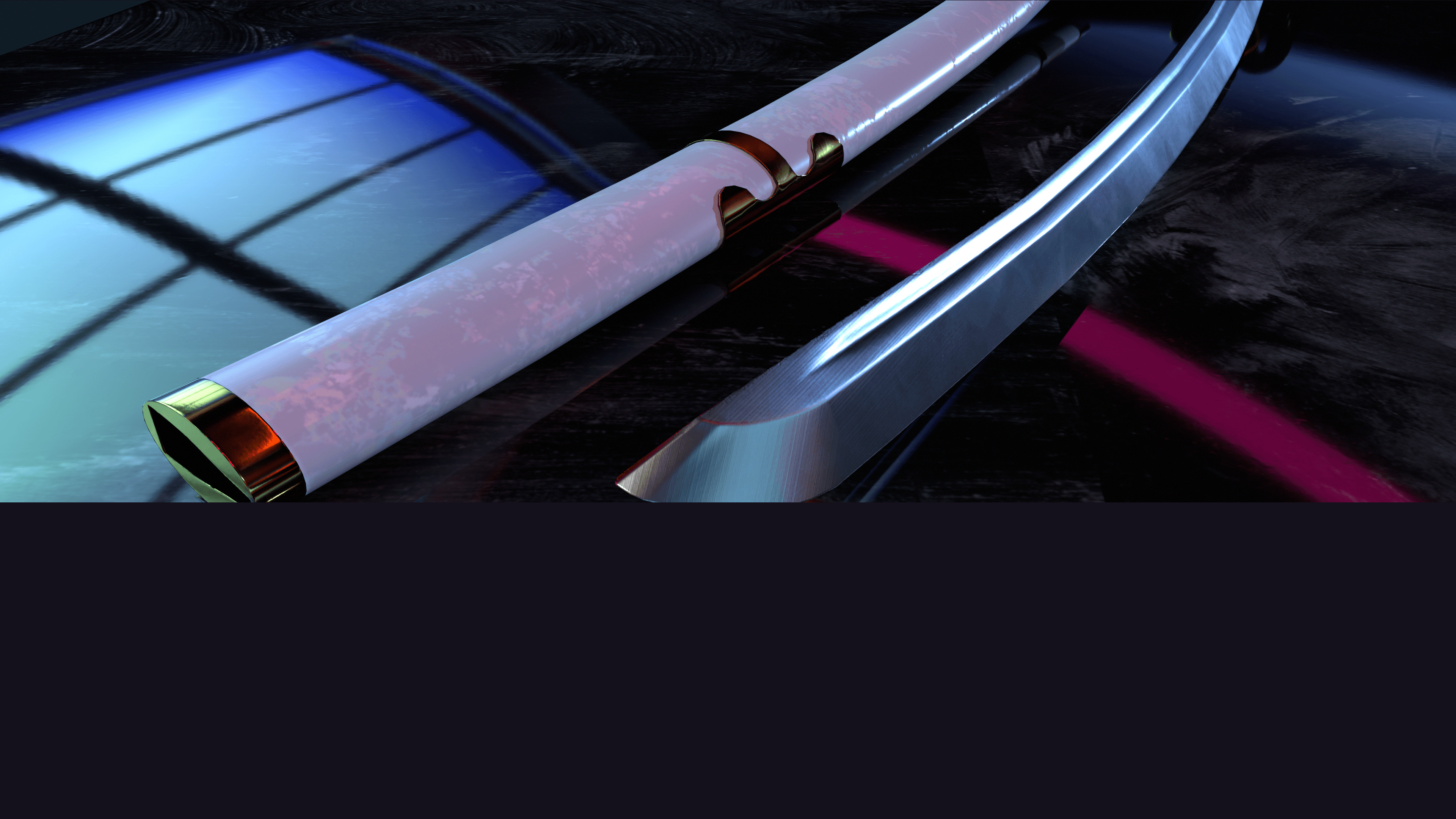 Greed Katana Low-poly 3D model_18