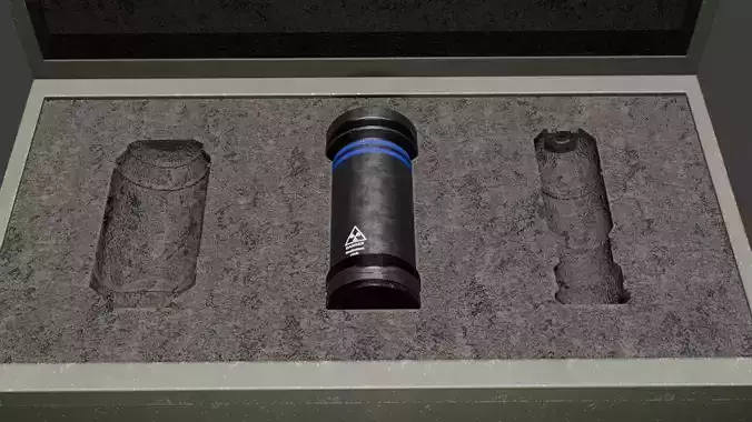 Futuristic grenade 3