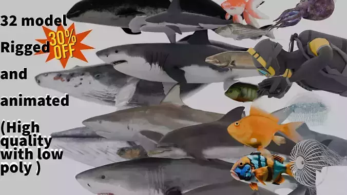 Sea Animal Mega Pack