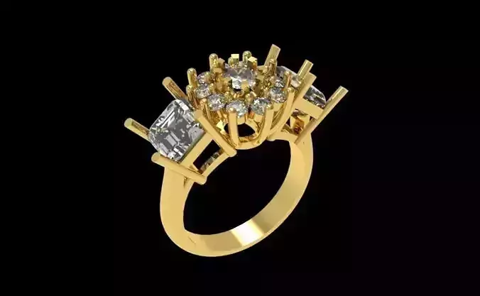 Three Diamond Ring 15