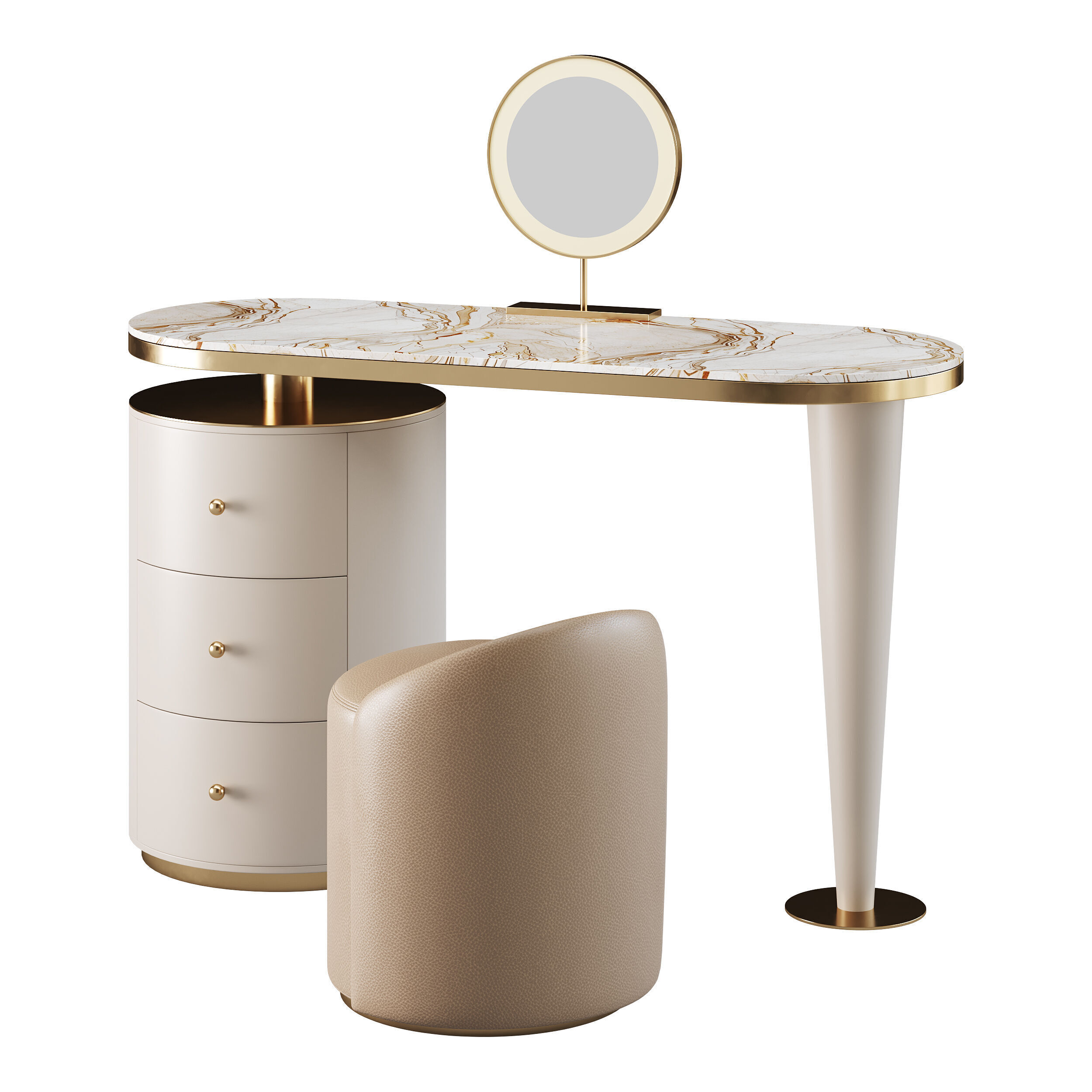 Dressing table 11 3D model_4