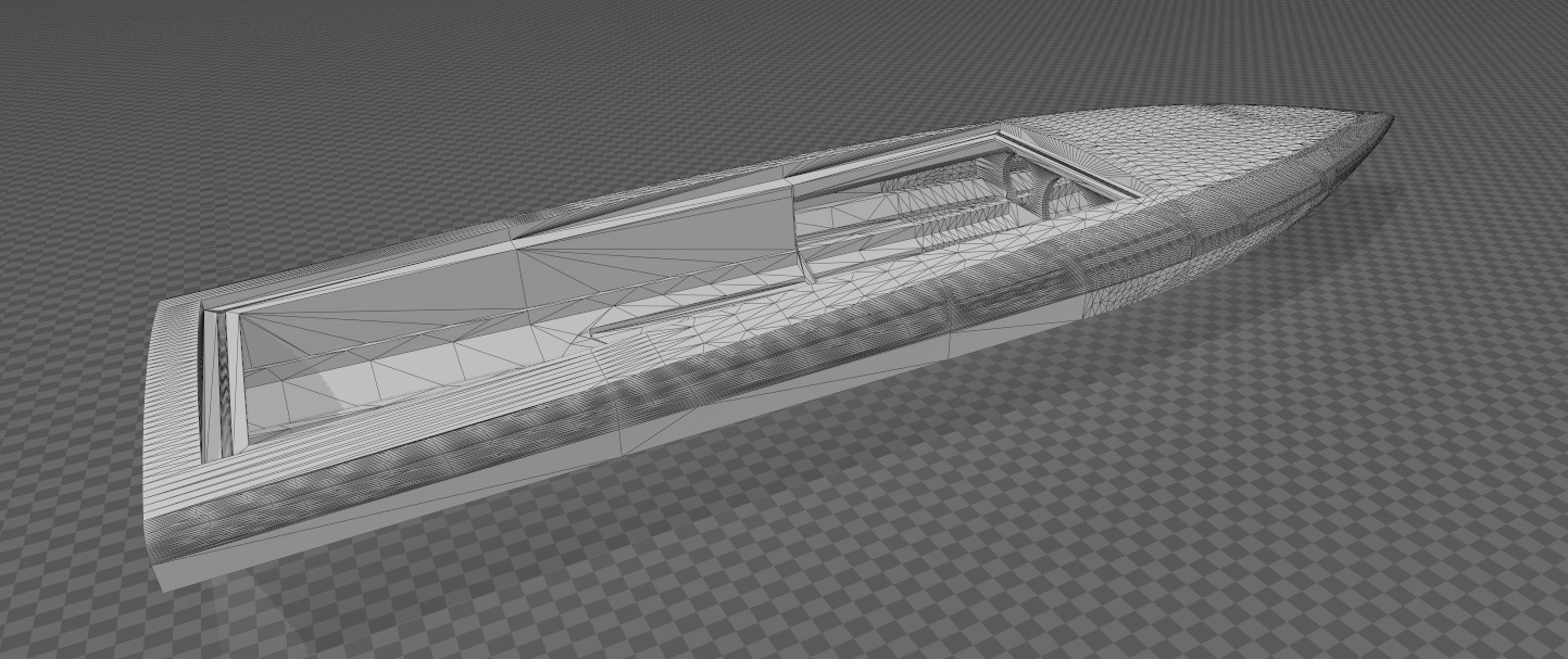 3D model Rc Boat 850 mm 3D print model_4
