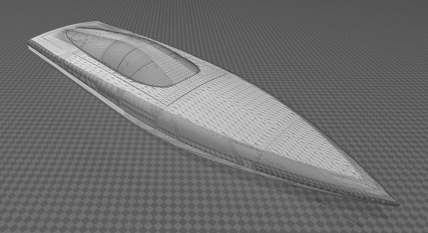 3D model Rc Boat 850 mm 3D print model_2