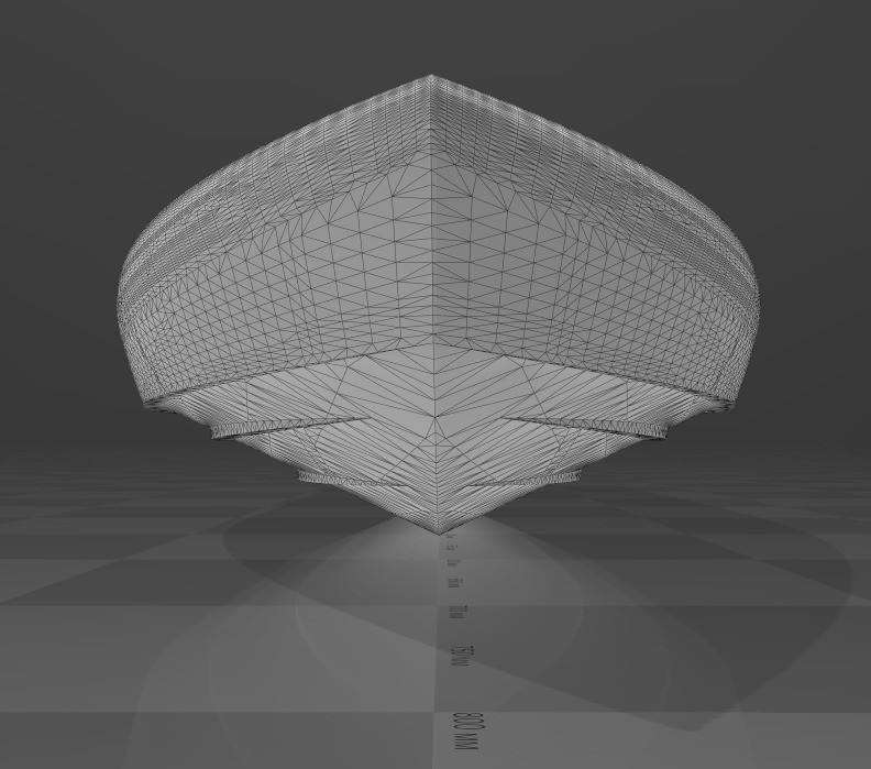 3D model Rc Boat 850 mm 3D print model_3