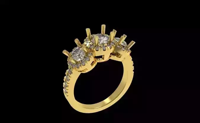 Three Diamond Ring 16