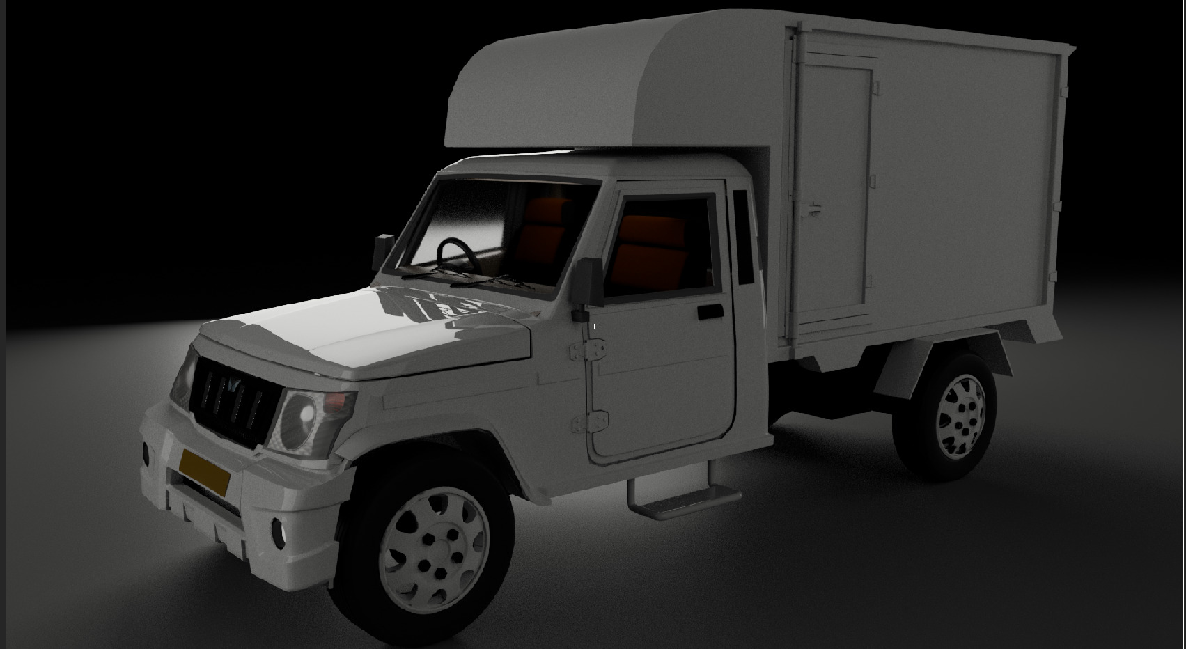 Mahindra Maxx Pickup  3D model_3
