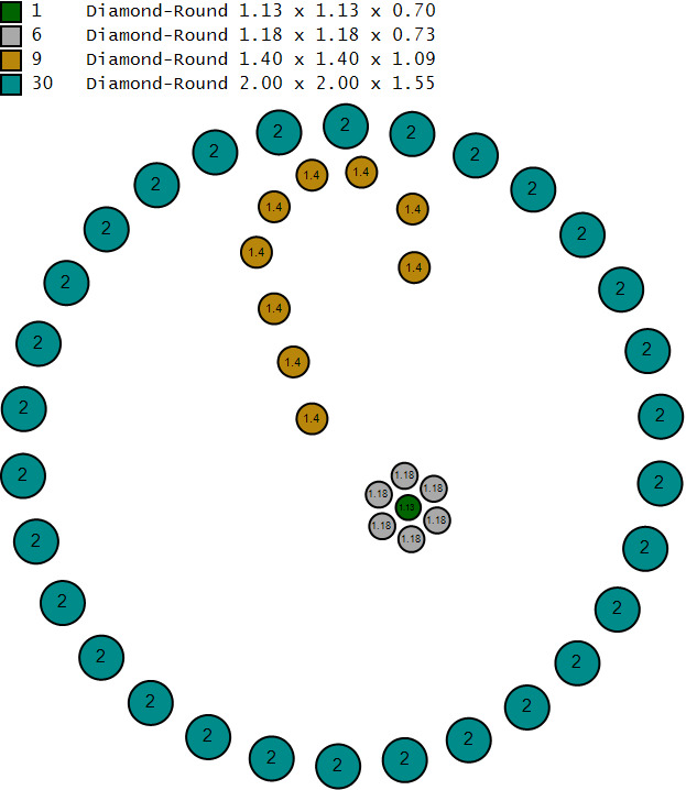 CHRISTMAS CANDY COIN PENDANT 3D PRINTABLE MODEL 3D print model_7