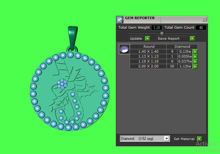 CHRISTMAS CANDY COIN PENDANT 3D PRINTABLE MODEL 3D print model_6