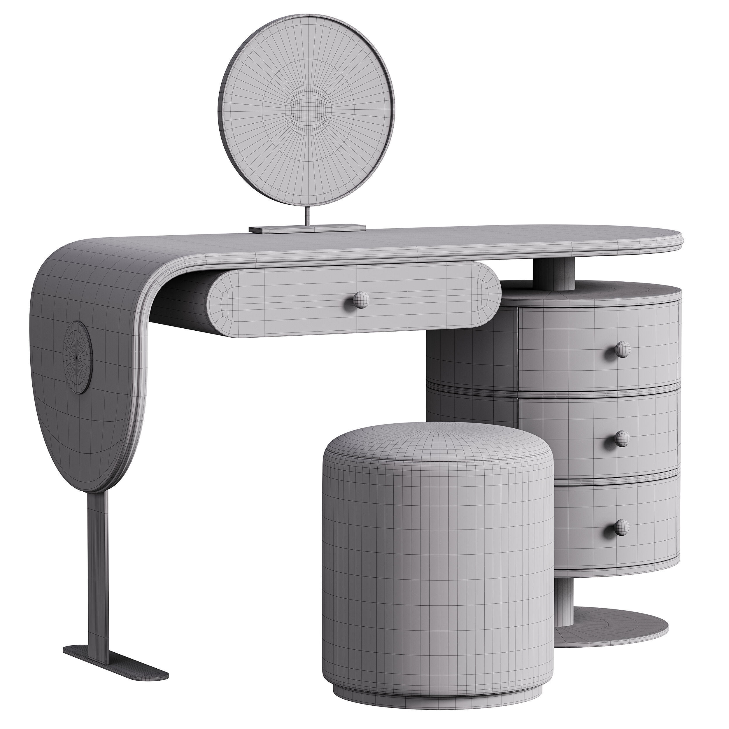 Dressing table 12 3D model_13