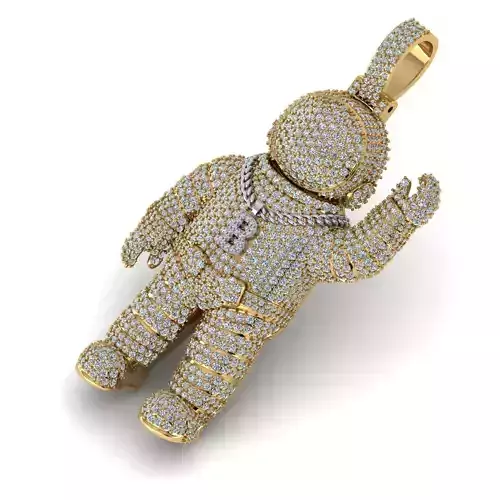 astronaut pendant 3D print model