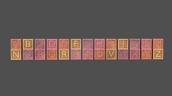 Childrens Toy Props  Low-poly 3D model