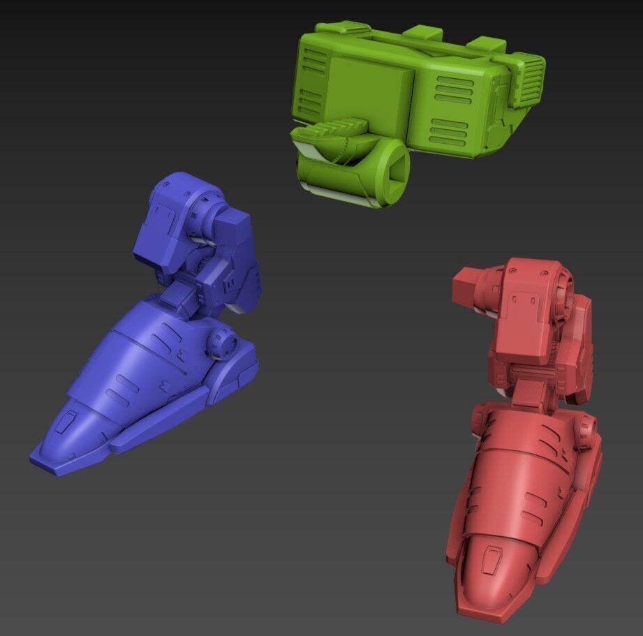 Macaroni 2 Monster 100mm Static Set 3D print model_11