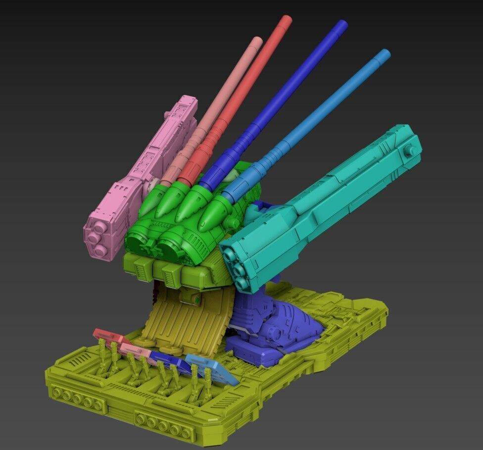 Macaroni 2 Monster 100mm Static Set 3D print model_4