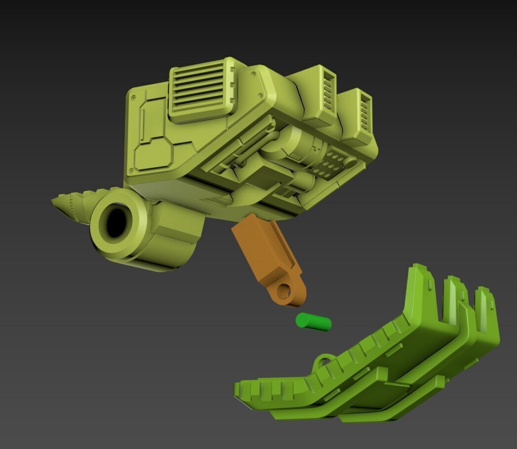 Macaroni 2 Monster 100mm Static Set 3D print model_10