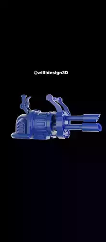 Jinx armas Ametralladora arcane  LEAGUE OF LEGENDS 3D print model