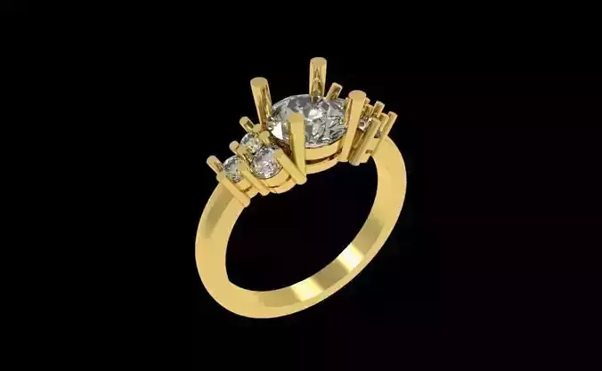 Three Diamond Ring 18