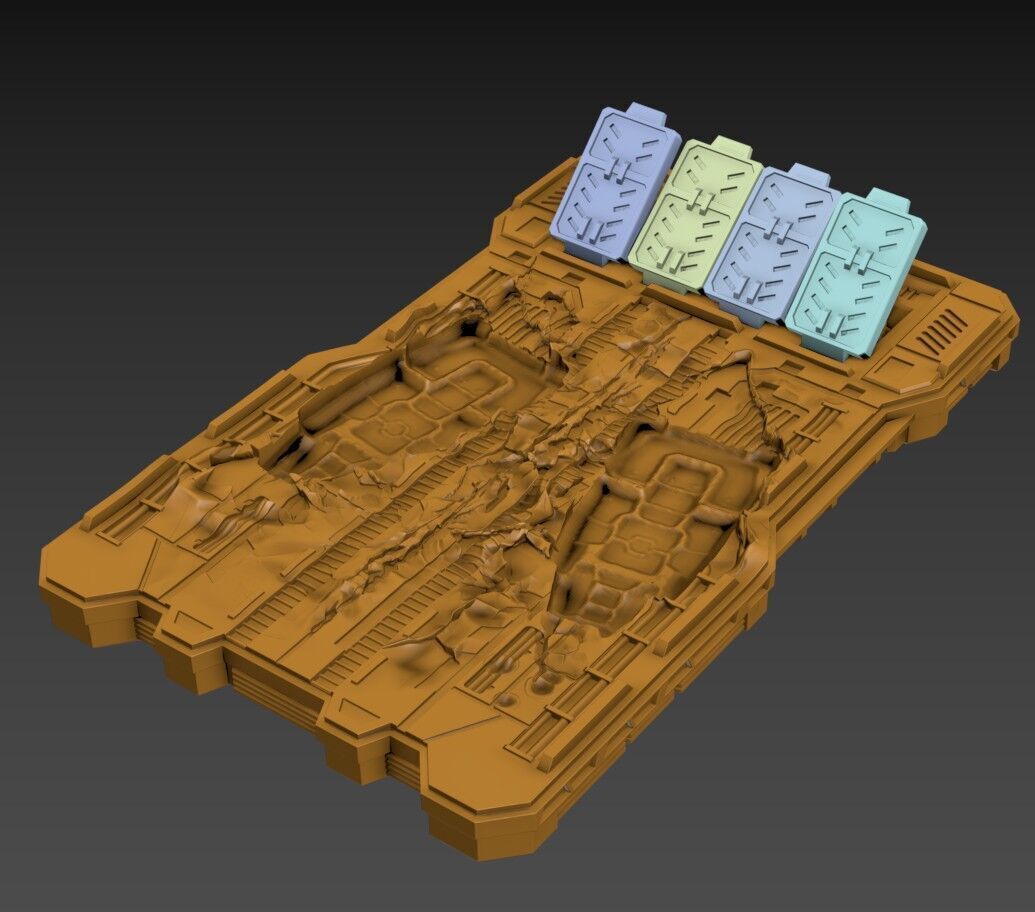 Macaroni 2 Monster 100mm Poseable Set 3D print model_9