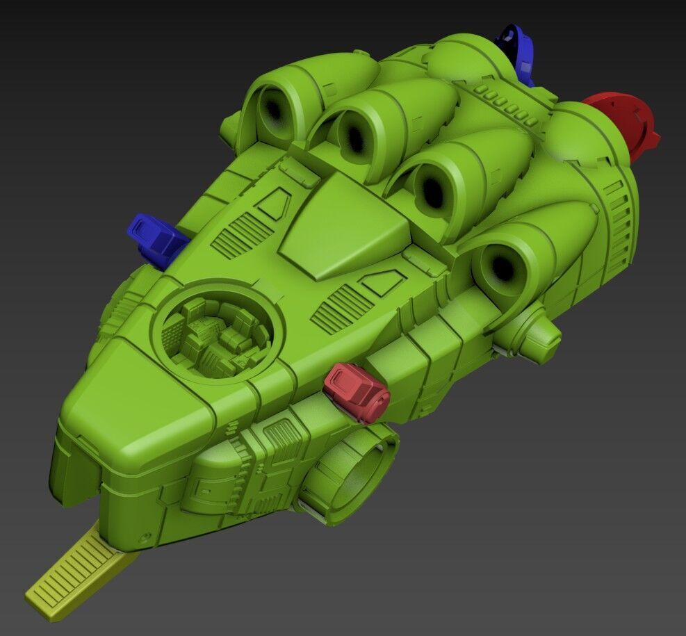 Macaroni 2 Monster 100mm Poseable Set 3D print model_4