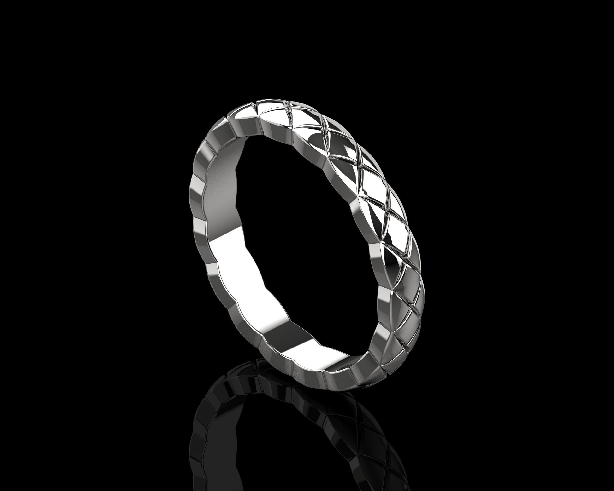 Coco Crush mini ring 17 Size N216 3D print model_13