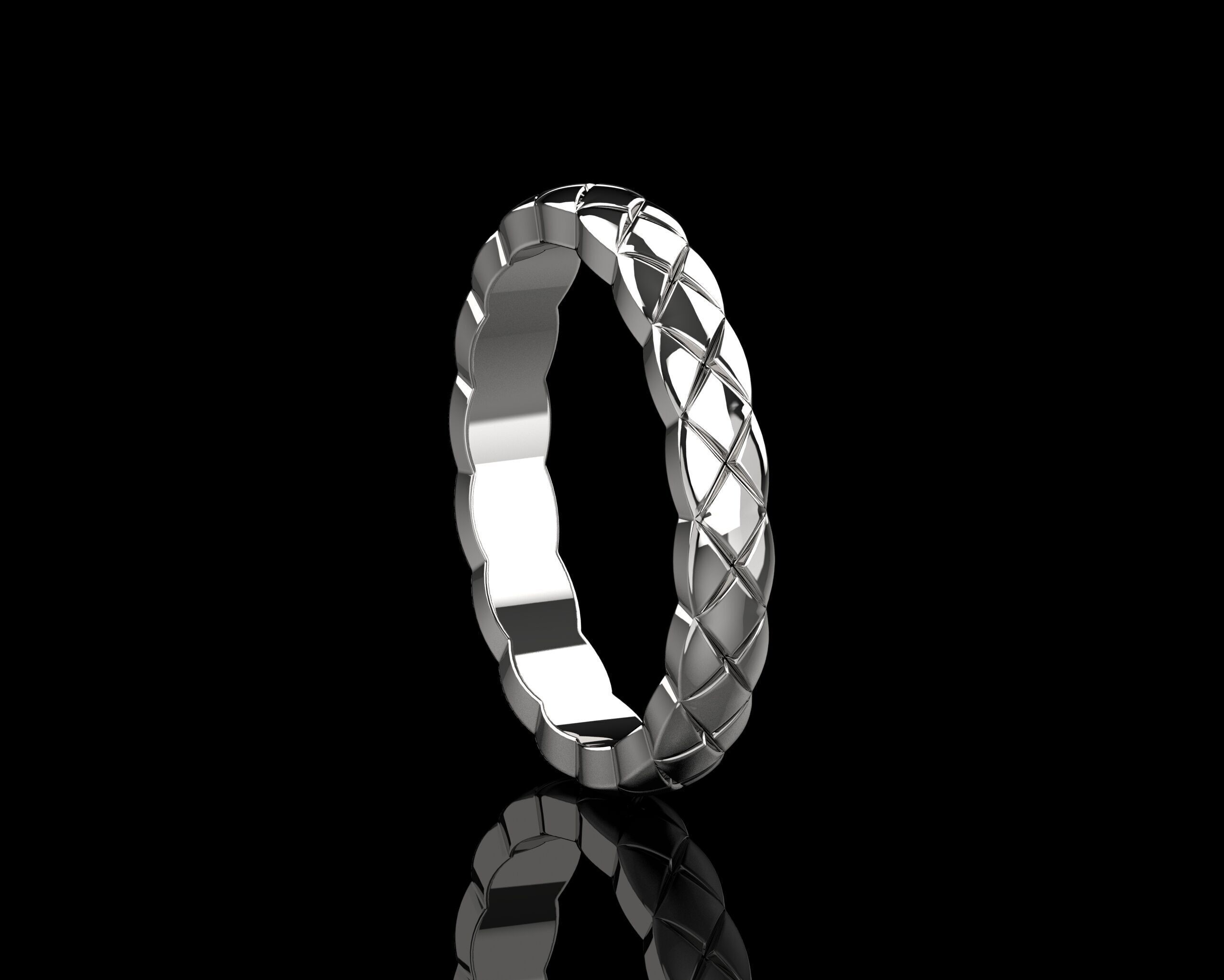 Coco Crush mini ring 17 Size N216 3D print model_14