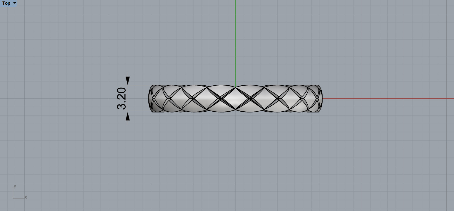 Coco Crush mini ring 17 Size N216 3D print model_8