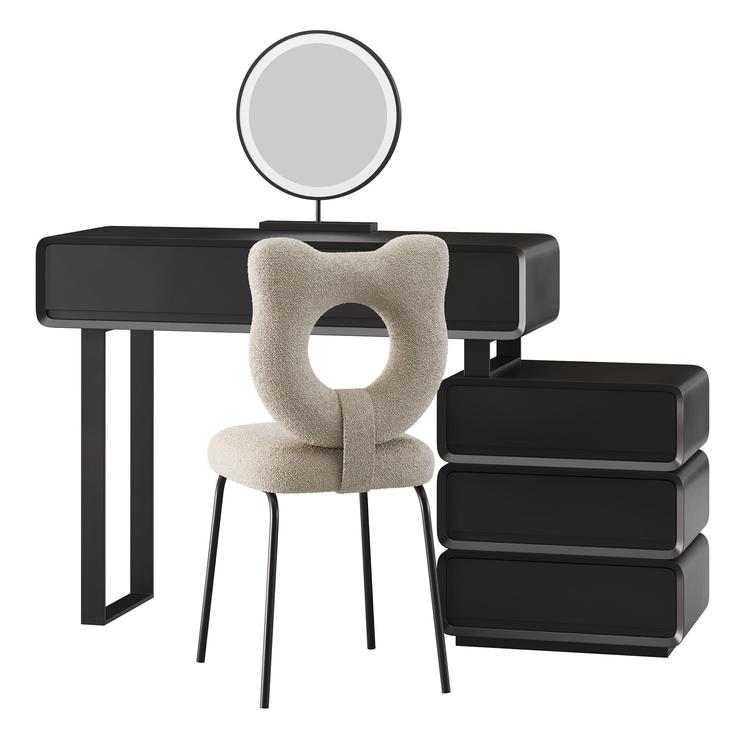 Dressing table 16 3D model_9