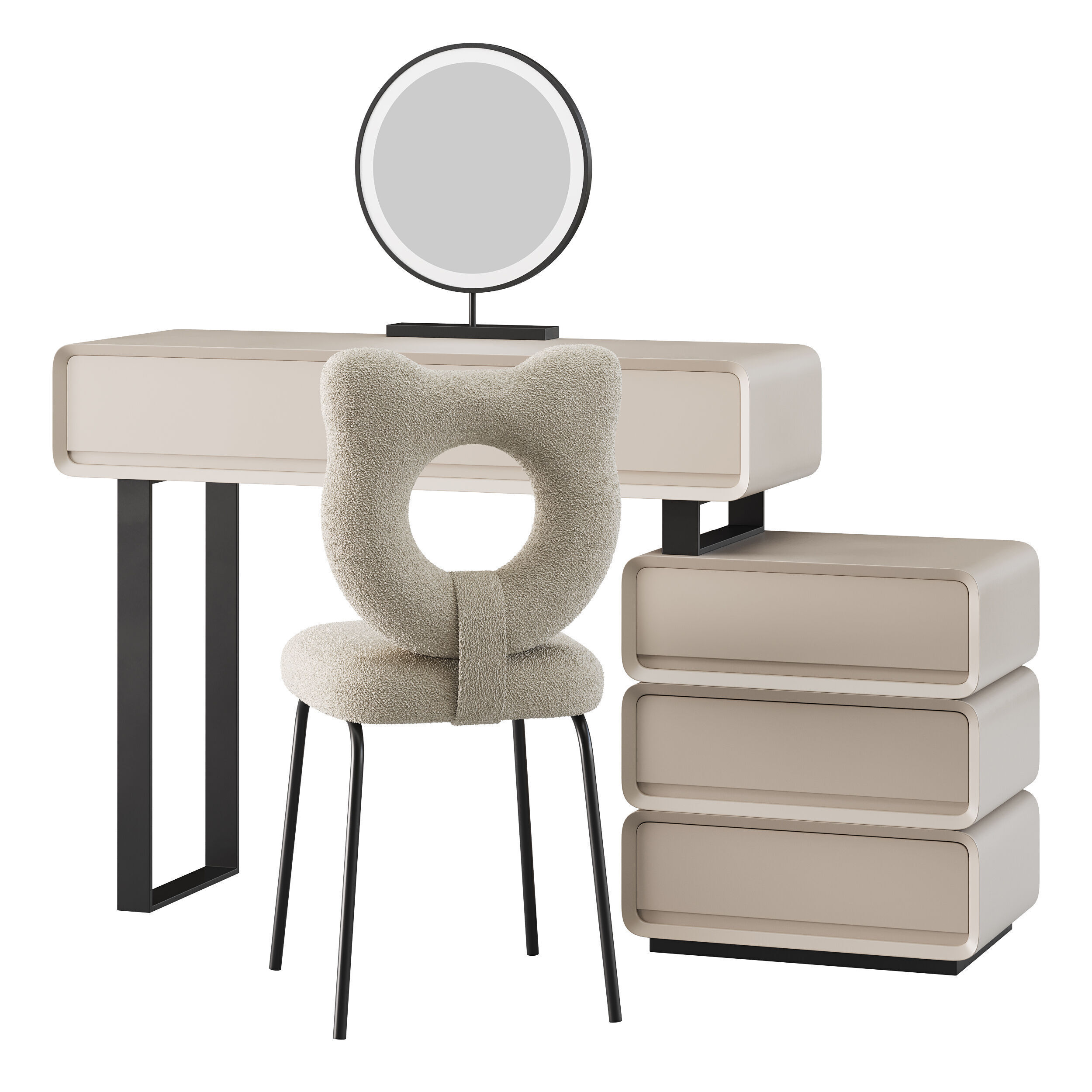 Dressing table 16 3D model_7