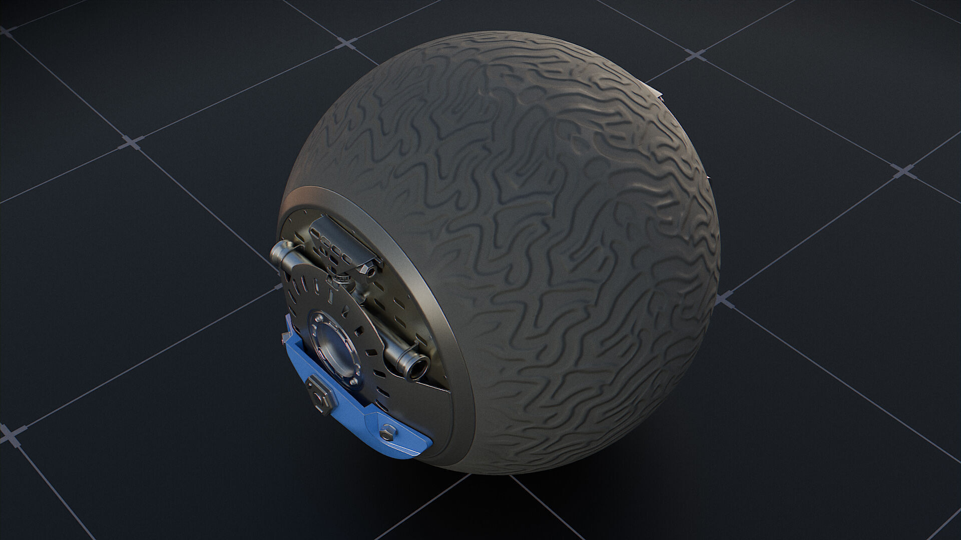 RT-G spherical robot 3D model_4