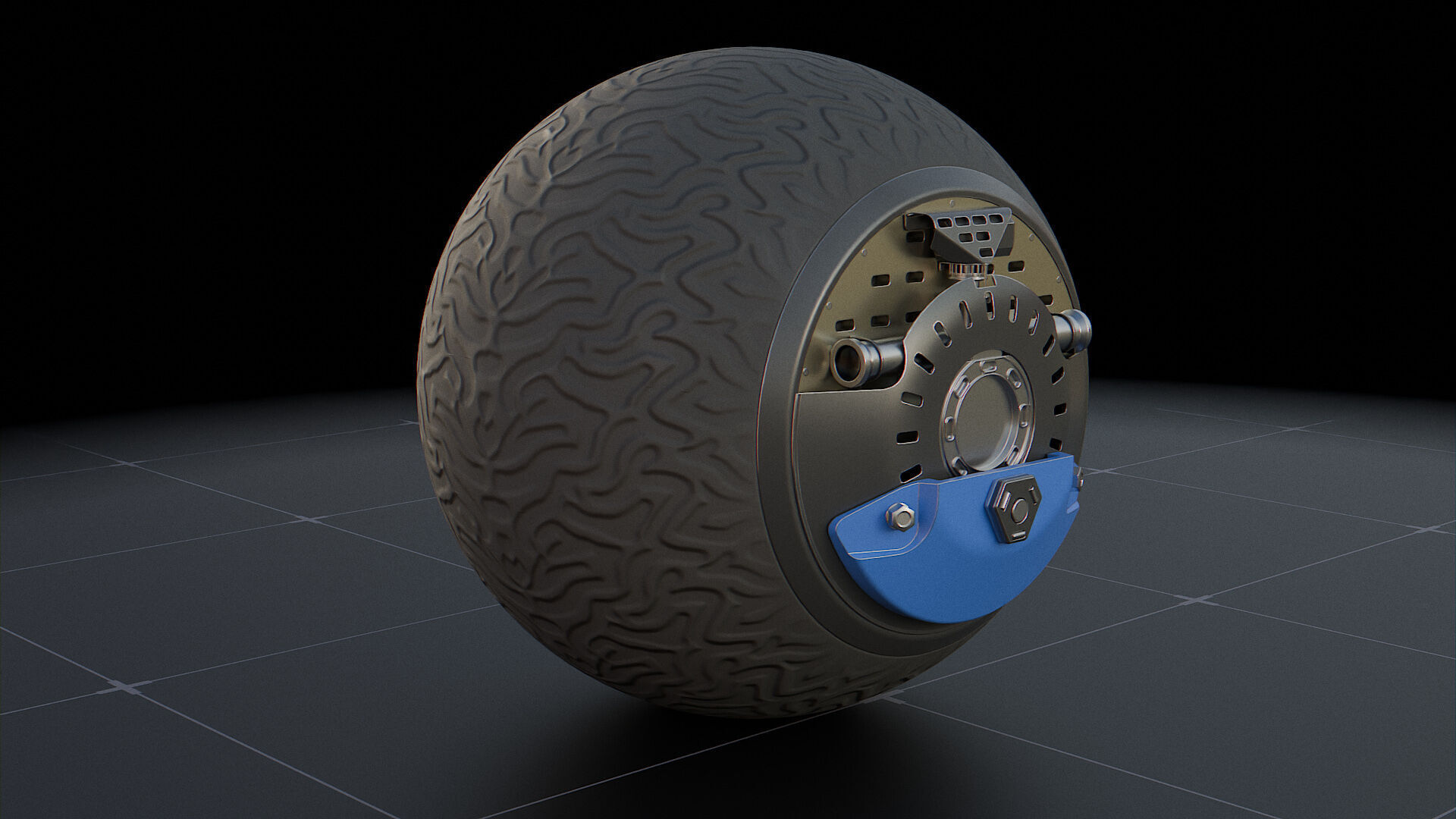 RT-G spherical robot 3D model_3