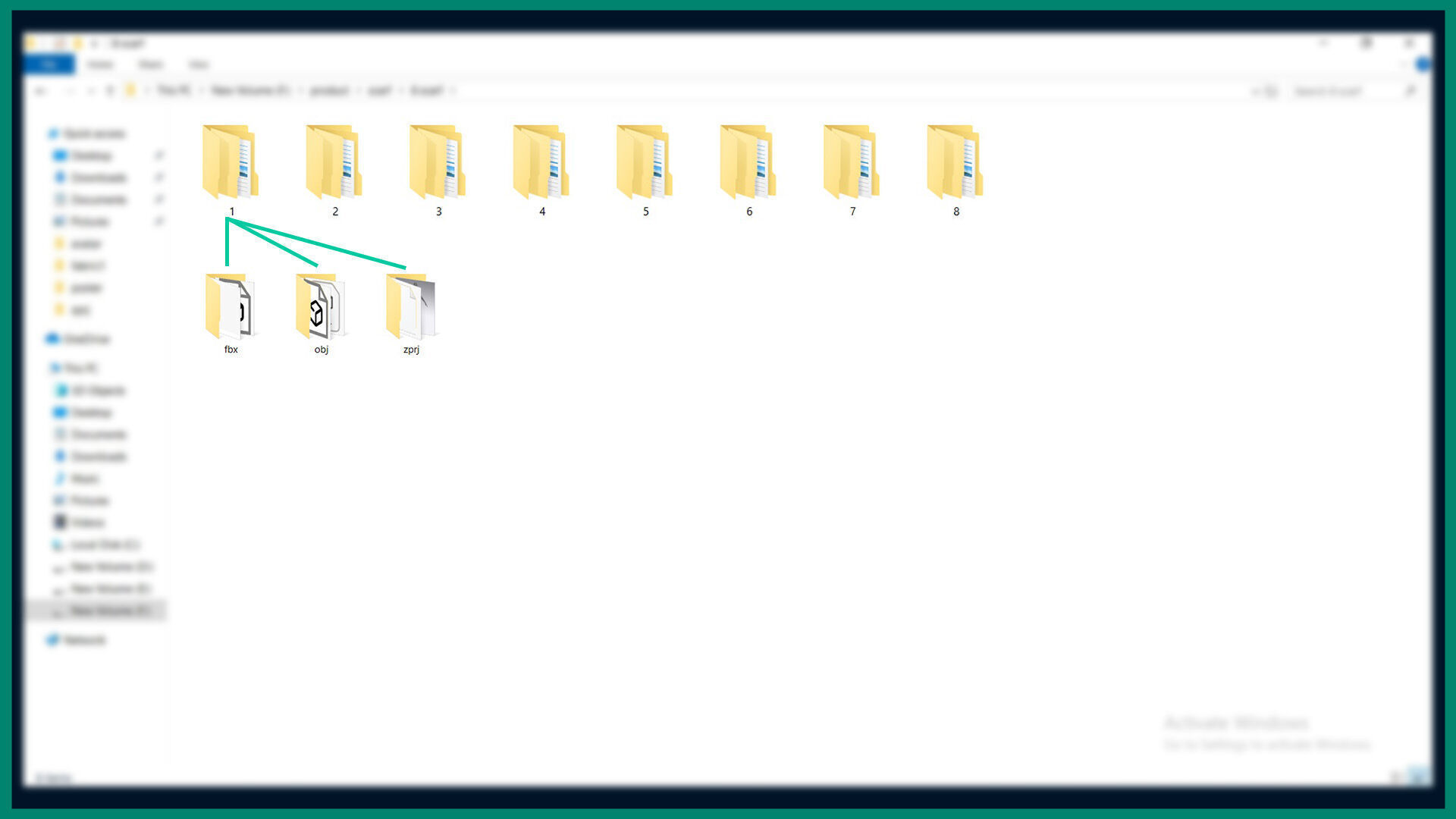 8 female scarf and shawl 3D model_7
