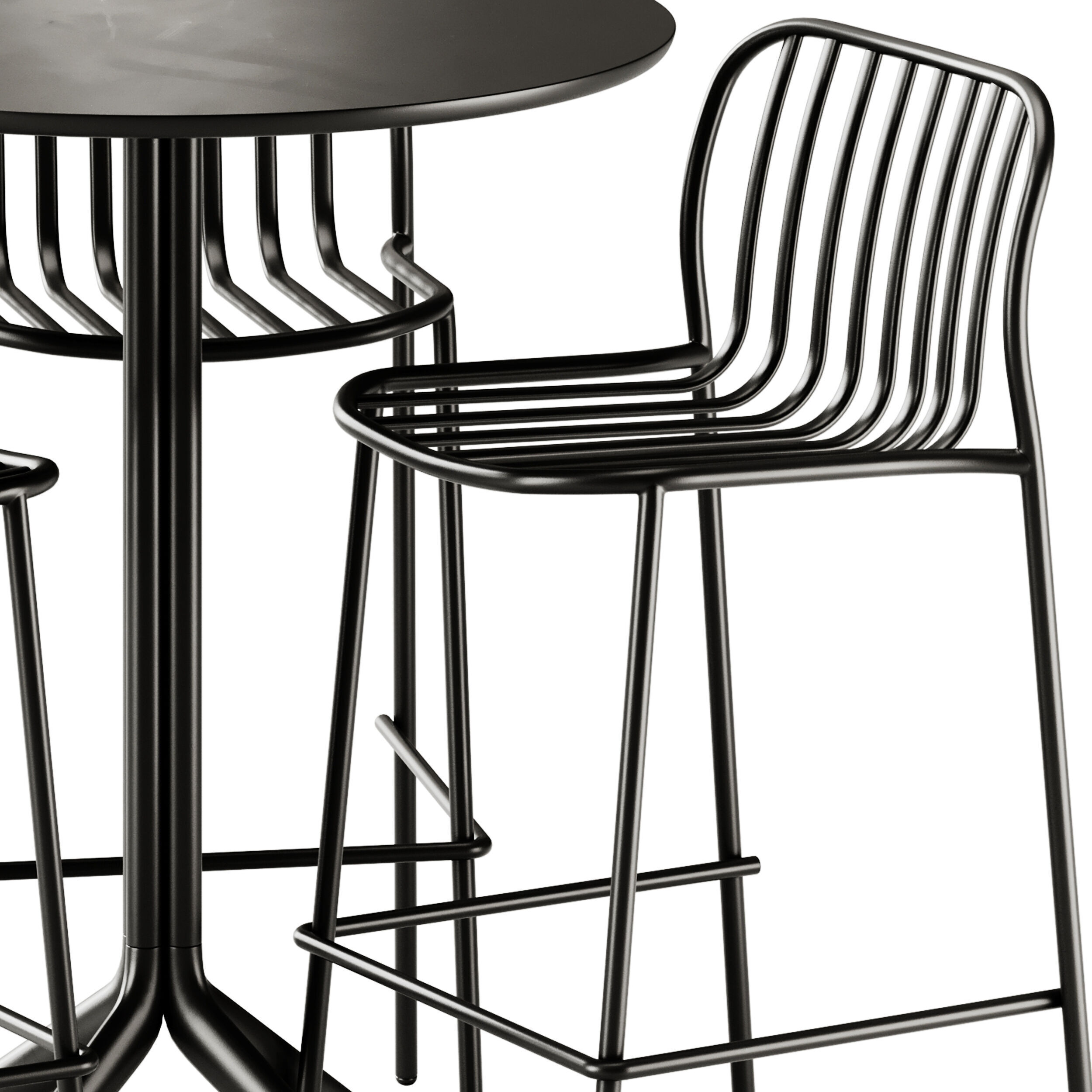 TrabA Bar Stool Metis Line and Hay About A High Table 3D model_5