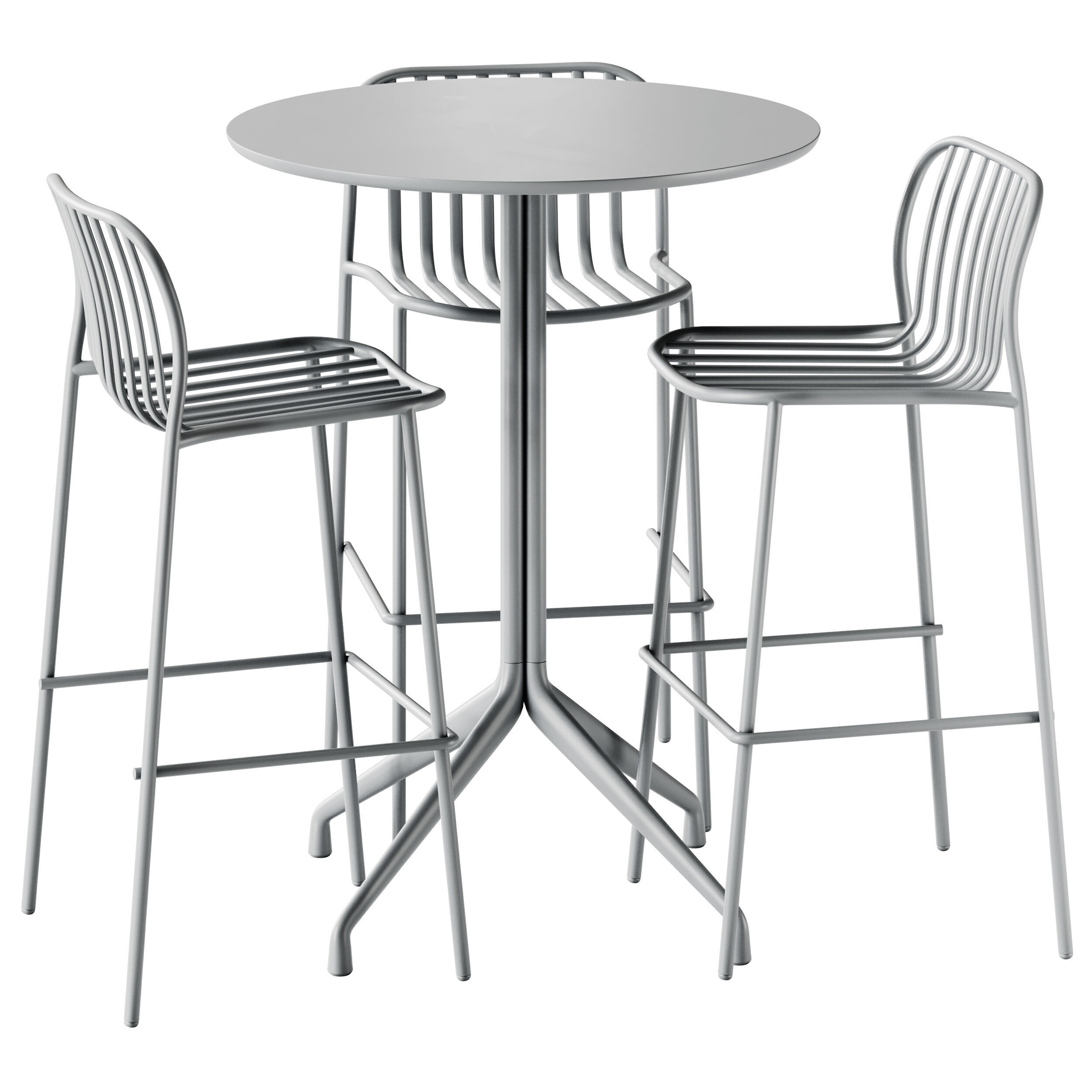 TrabA Bar Stool Metis Line and Hay About A High Table 3D model_1