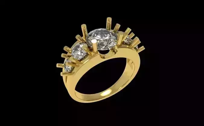 Three Diamond Ring 24