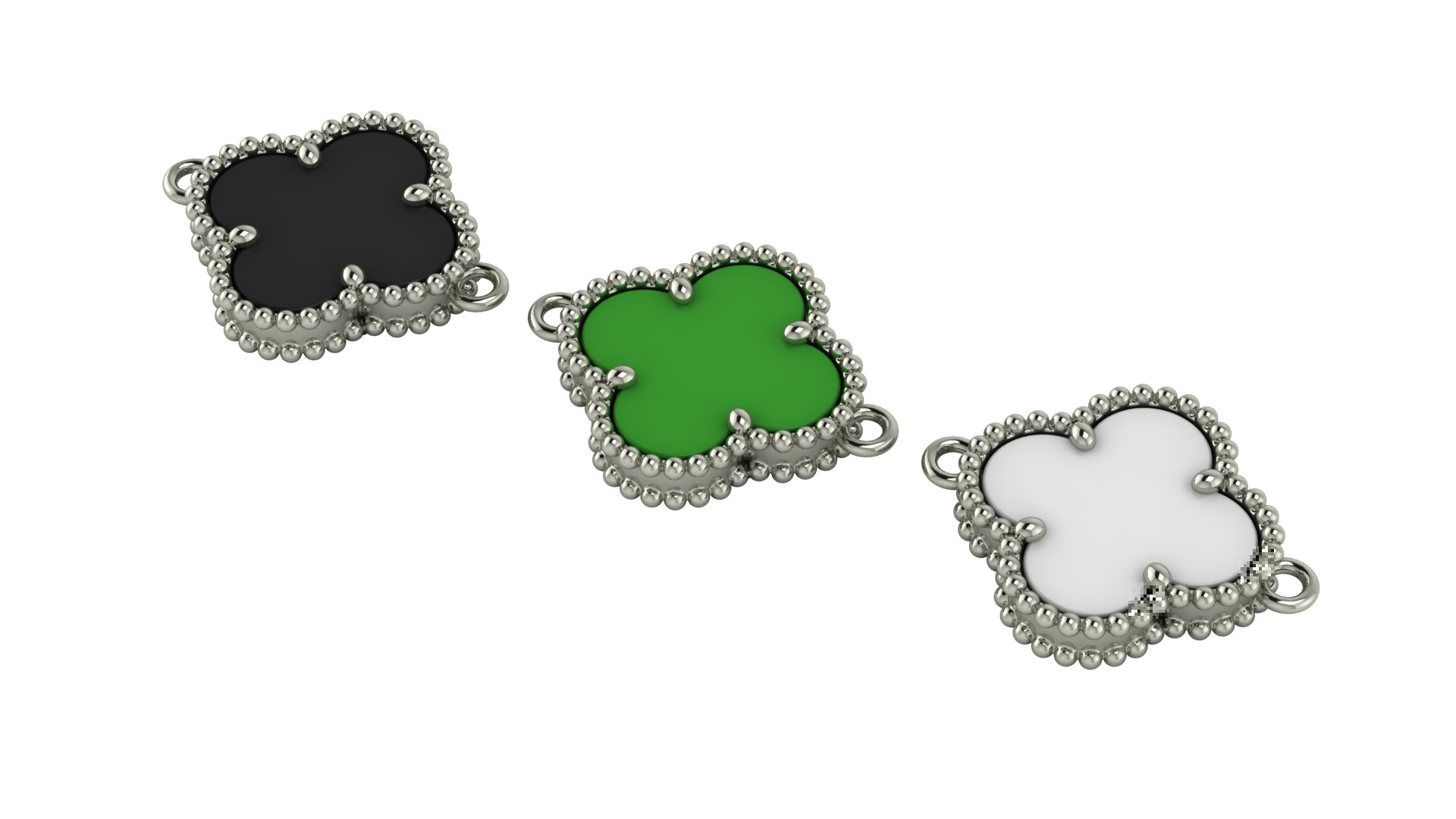 VanCleef Bracelet Flower  3D print model_22