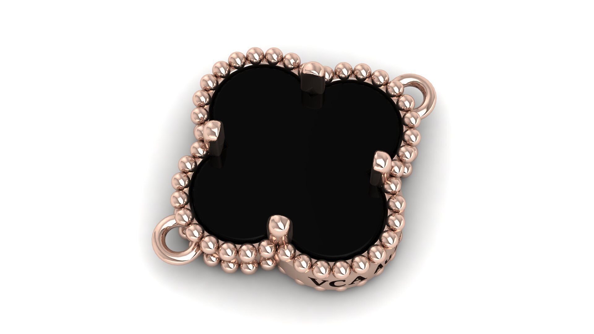 VanCleef Bracelet Flower  3D print model_37