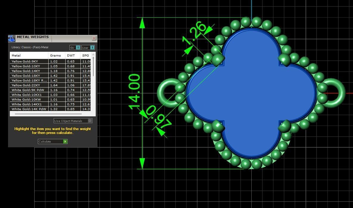 VanCleef Bracelet Flower  3D print model_30
