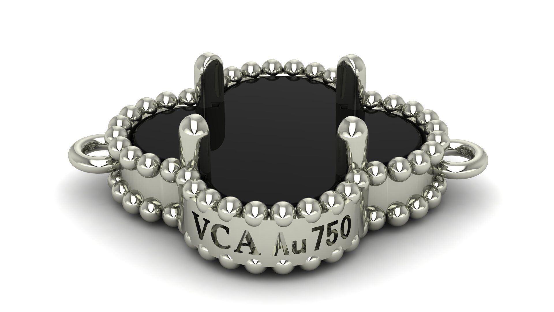 VanCleef Bracelet Flower  3D print model_36