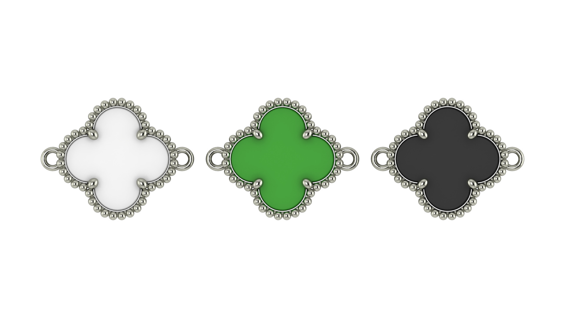 VanCleef Bracelet Flower  3D print model_24