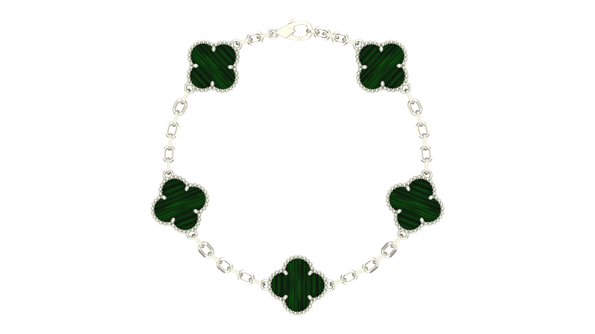 VanCleef Bracelet Flower  3D print model_19