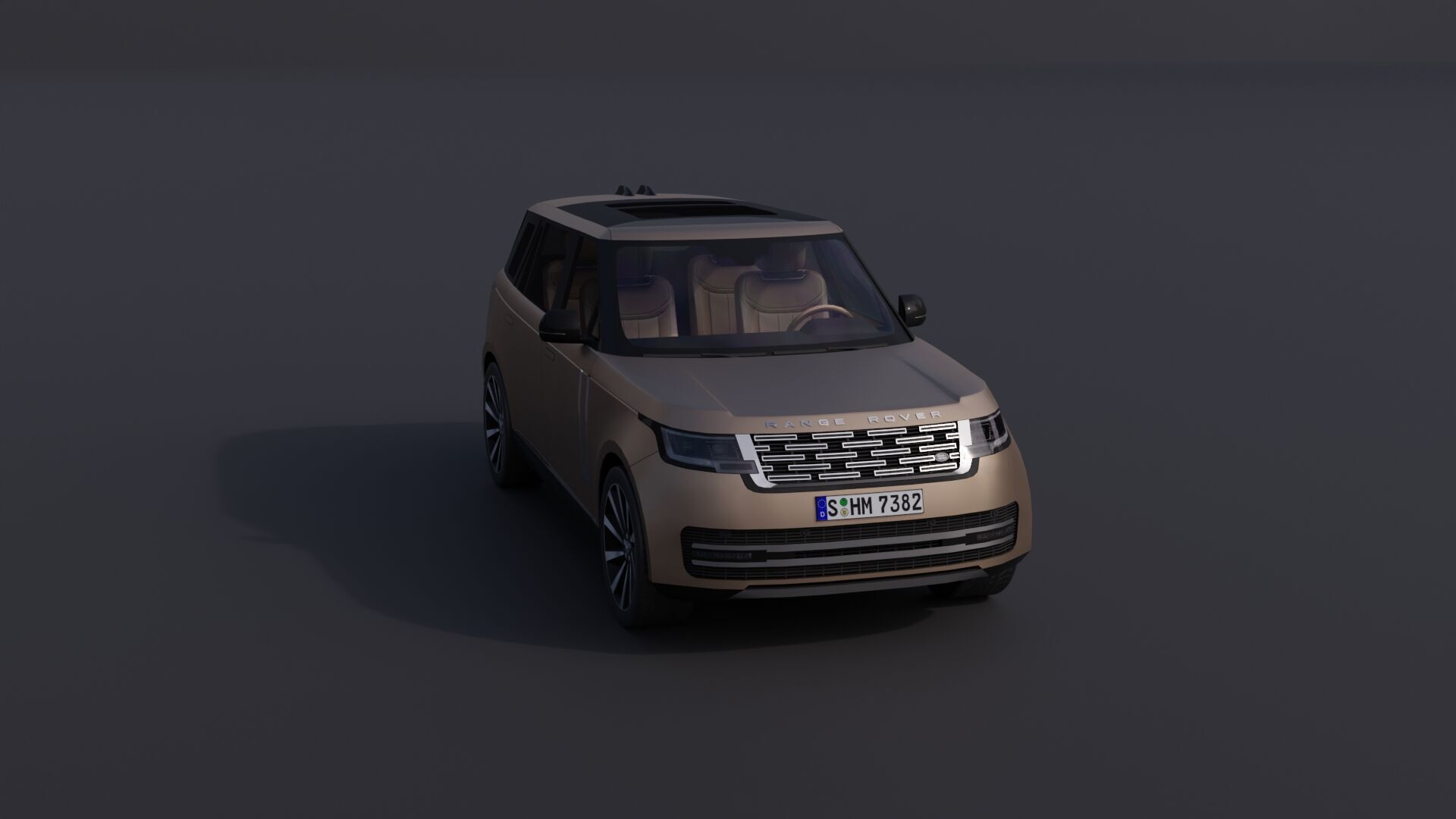 Land Rover Range Rover Low-poly 3D model_22