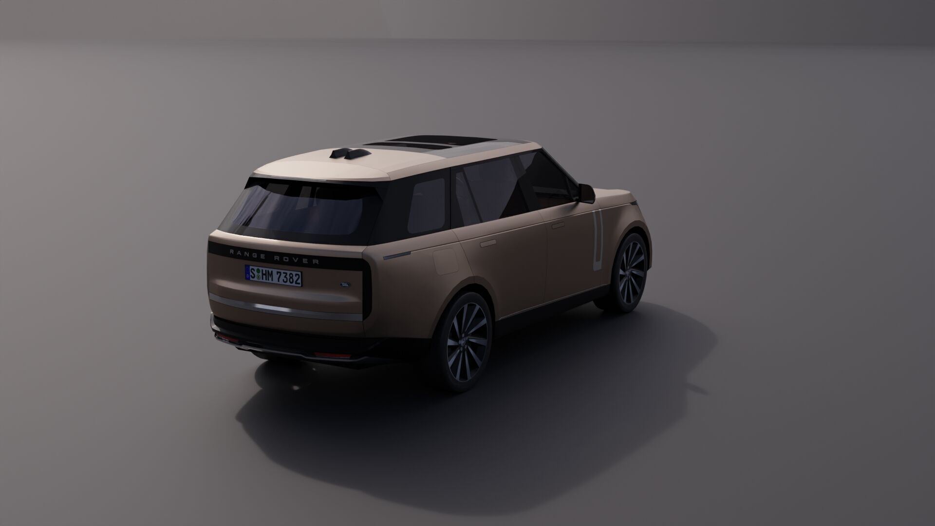 Land Rover Range Rover Low-poly 3D model_11