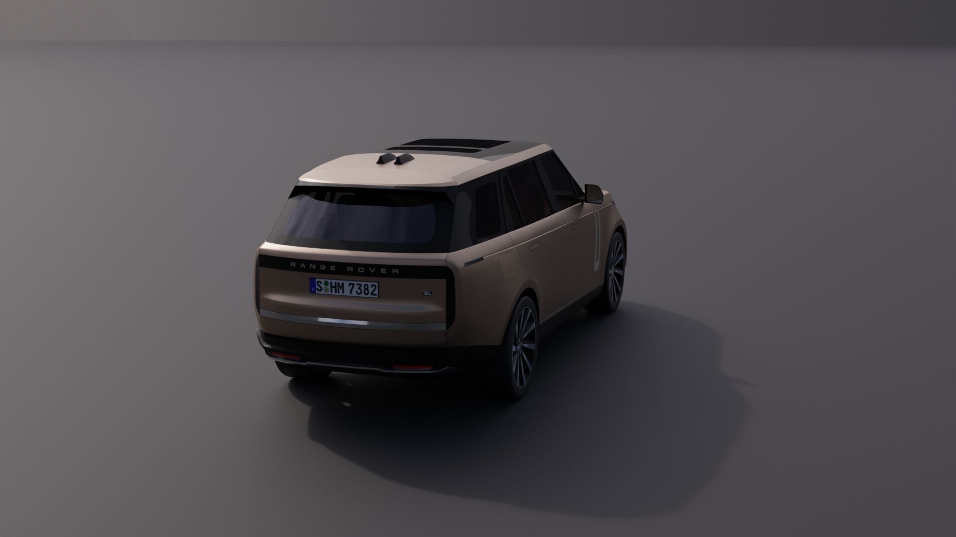 Land Rover Range Rover Low-poly 3D model_10